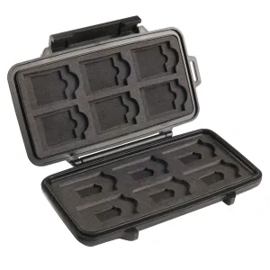 PELICAN Black Micro Memory Card Case (009150-0100-110)