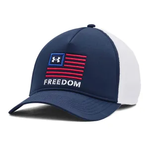 UNDER ARMOUR Men's Freedom Academy/White Trucker Cap (1351640-409-OSFA)