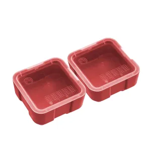 MAGPUL DAKA 2x2 Red Storage Bins, 2-Pack (MAG1390RED)