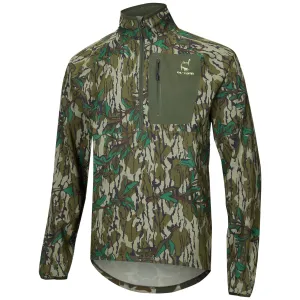 DRAKE Men's SWT Mossy Oak Greenleaf Half Zip Pullover (OT0003-012)
