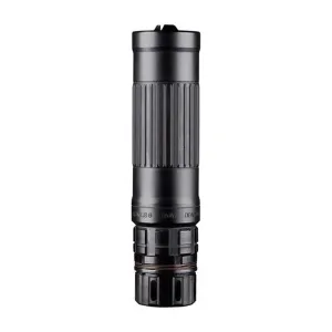 DEAD AIR ARMAMENT Lazarus 6 6mm Rifle Silencer w/ KeyMo Adapater & 1/2-28 KeyMicro 3 Prong Flash Hider (LZ6KMBLK)