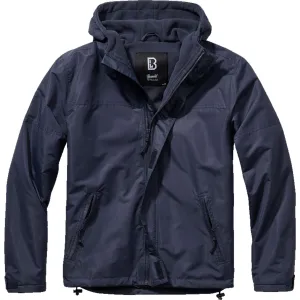 BRANDIT INDIVIDUAL WEAR Windbreaker Navy Fleece-Lined Full Zip Jacket (3167-14008)