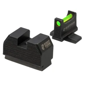 NIGHT FISION Optic Ready Fiber Optic Night Sight Set for Sig P320 w/ RMR/507c/SRO (SIG-183-345-332-GFZX)