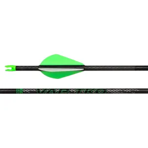VICTORY ARCHERY VAP TKO Gamer Low Torque GPI: 7.9 Fletched Arrows, 6-Pack (VAPTKAG-400FB-6)