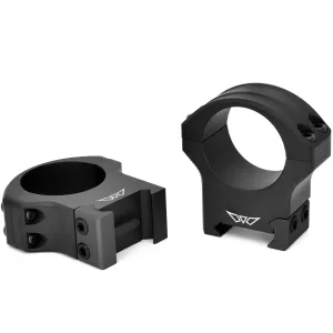 WARNE HyperLite 30mm Black High Matte Scope Rings (8515M)
