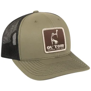 DRAKE Ol' Tom Mesh Back Patch Olive/Black OSFM Cap (OT3555-OBL)