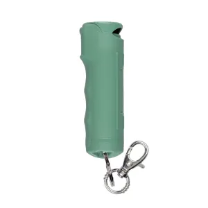 SABRE Sage Green Fast Flip Top Pepper Gel with Snap Clip (F15-SGUSG-02)