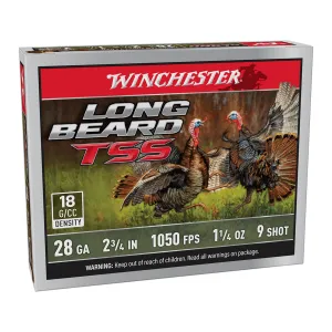WINCHESTER AMMO 28Ga 2.75in #9 Long Beard TSS 1-1/4oz Shotshell 5rd Box (LBTSS289)