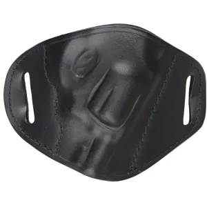 BULLDOG CASES Right Hand Black Belt Slide Holster For Small Frame S&W J/85 (MLB-RS)