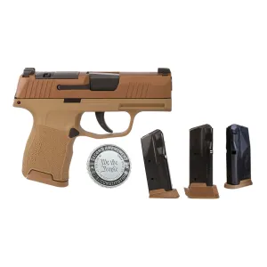 SIG SAUER P365 2A 9mm 3.1in XRay3 Night Sight 2x10rd & 1x12rd Mag Pistol (365-9-CXR3P-2A)
