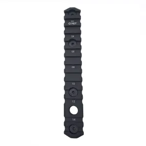 MDT M-LOK 6.5in 14-Slot Black Picatinny Rail (103143-BLK)