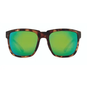 KAENON Men's Salton Matte Tortoise/Coastal Green Mirror Polarized Sunglasses (078MEMEGL-GREN)