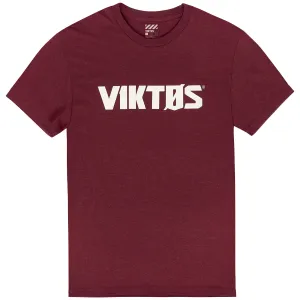 VIKTOS Men's OGV Burgandy Heather Tee (18830)
