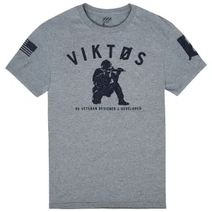 VIKTOS Men's Varsity Ash Heather Tee (18900)