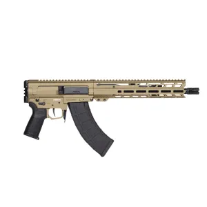 CMMG Dissent Mk47 7.62x39mm 12.5in 30rd Coyote Tan Semi-Automatic AR Pistol (86A8E0B-CT)