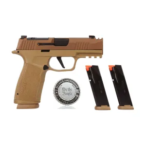 SIG SAUER P365 XMacro Comp 2A 9mm 3in 3x17rd Coyote Semi-Auto Pistol (365XCA-9-CXR3P-COMP-2A)