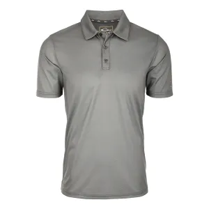 DRAKE Men's Performance Heather Castlerock Grey Heather Polo (DS4020-CRG)