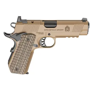 SPRINGFIELD ARMORY 1911 TRP AOS 45 ACP 4.25in 3x 7rd Mags Carry Contour Coyote Brown Pistol (PC9124LRCB-CCAOS)
