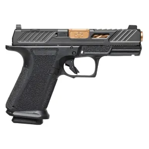 SHADOW SYSTEMS MR920 Elite 9mm 4in Spiral Unthreaded Bronze Barrel 2x 10rd Mags CA Compliant Black Pistol (SS-1039-CA)