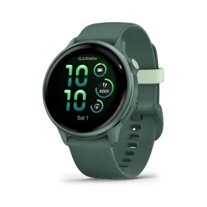 GARMIN Vivoactive 6 Metallic Jasper Green/Jasper Green Band Smartwatch (010-02985-02)