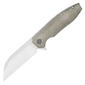SIG SAUER Karak Satin Wharnecliffe Knife with Green Micarta Handle (KA-7SG)