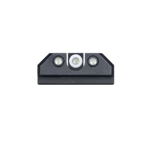 NIGHT FISION White Front/U Notch Black Rear Night Sight Set for CZ P-10 C/F (CZU-077-007-WGZG)