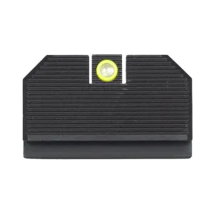 NIGHT FISION Yellow Front/Blank Rear Optics Ready Stealth Lower 1/3rd Night Sight Set for Walther PDP/PPQ with RMR/507c/508t (WAL-277-330-353-YGZX)