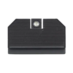 NIGHT FISION Black Front/Blank Rear Optics Ready Stealth Lower 1/3rd Night Sight Set for Walther PDP/PPQ with RMR/507c/508t (WAL-277-330-353-ZGZX)