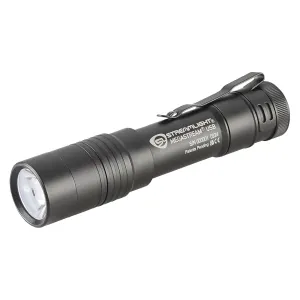 STREAMLIGHT MegaStream USB Black Flashlight with SL-B34 Battery Pack, USB-C Cord and Nylon Holster (66210)