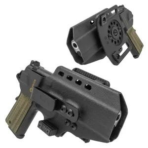 GRITR OMNI IWB/OWB Ambidextrous Kydex Pistol Holster Fits Railed/Non-Railed 1911