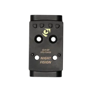 NIGHT FISION Optic Mounting Plate for Glock MOS to EPS Footprint (GLK-OP-EPS-FSMOS)