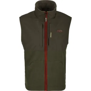 DRAKE Men's Eqwader Black Olive Vest (DS1621-BLO)