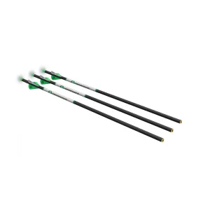 CENTERPOINT Premium .003-Carbon Crossbow Arrows w/ Lighted Half-Moon Nocks (AXCCA203PK)