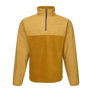 DRAKE Men's MST Quarter Zip Refuge Eqwader Field Khaki Jacket (DW7355-FDK)