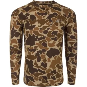 DRAKE Youth EST Camo Performance Old School LS Crew (DW1905-YTH-016)