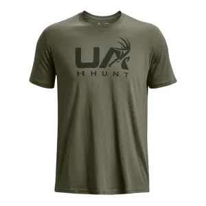 UNDER ARMOUR Men's Antler Hunt Logo OD Green T-Shirt (1366014-391)