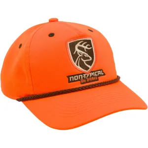 DRAKE Non-Typical Five-Panel Blaze Orange Cap (DNT8004-BLZ)