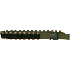 FOX OUTDOOR Olive Drab Canvas Shotgun Shell Bandolier (50-305)