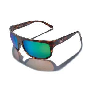 KAENON Silverwood Matte Tortoise / Ultra Coastal Green Sunglasses (060MEMEGN-UGRN)