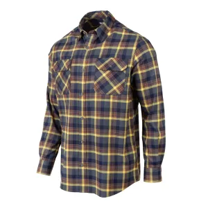 BERETTA Men's Cadet Beige/Blue Check Flannel Shirt (LU991T243508E9)