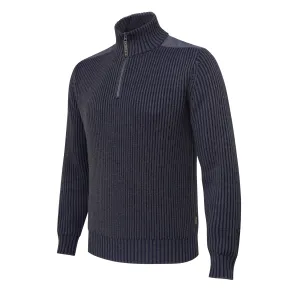 BERETTA Men's Dover Tech Ebony Half Zip Sweater (PU691T234609OR)