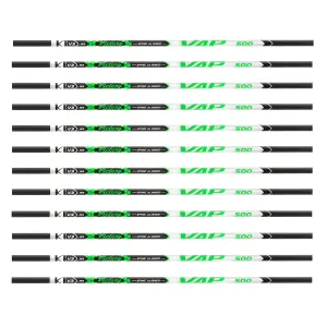 VICTORY ARCHERY VAP Target Gamer 500 12-Pack Spine Shaft (VAPG-500TS-12)