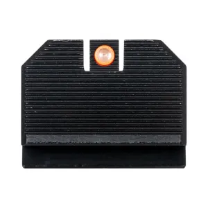 NIGHT FISION Optics Ready Stealth Orange Front Ring/Blank Rear Sight Night Sight Set for S&W M&P with RMR/507c/SRO (SAW-205-311-402-OGZX)