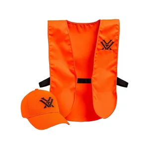VORTEX Youth Blaze Orange Hunting Vest and Hat Combo (225-02-BLZ)