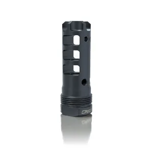 LANTAC USA Dragon Plan B 9mm 1/2-28 Full Length Muzzle Brake (DGN9MMB-PBL)