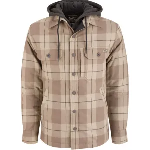 DRAKE Men's Campfire Aluminum Flannel Hoodie (DS1078-ALM)