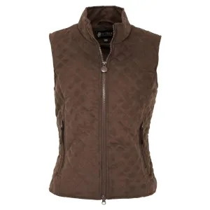 OUTBACK TRADING Women's Grand Prix Brown Quilted Vest (2958-BRN)