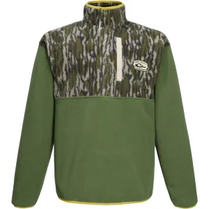 DRAKE Men's Camp Fleece Limited Edition Snap Mallard Pullover (DW0038-MAL)