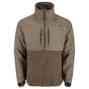 DRAKE Men's MST CommandXT Eqwader Half Zip Mud Brown Jacket (DW0131-MDB)