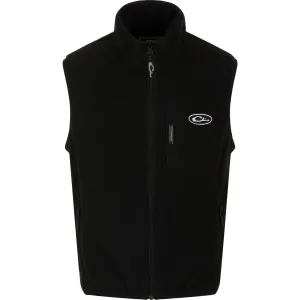 DRAKE Youth Camp Fleece Caviar Black Vest (DY1603-CAB)